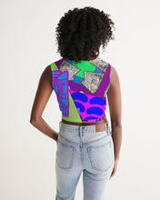 Load image into Gallery viewer, PURPLE-ATED FUNKARA Women's Twist-Front Tank