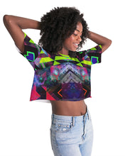 Load image into Gallery viewer, GALAXY GEO URBAN Women's Lounge Cropped Tee