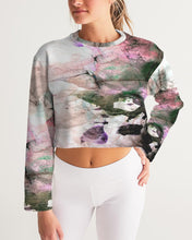 Load image into Gallery viewer, Chalkwater Crush Women's Cropped Sweatshirt