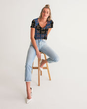 Load image into Gallery viewer, Continuous Peace Women's V-Neck Tee