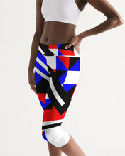 Load image into Gallery viewer, 80s Diamond half Women's Mid-Rise Capri