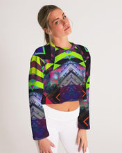 Load image into Gallery viewer, GALAXY GEO URBAN Women's Cropped Sweatshirt