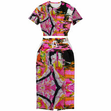 Load image into Gallery viewer, Womens POUR PARTY Athletic Maxi Skirt + Crop Set