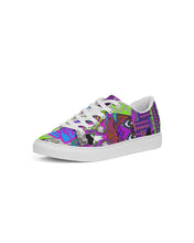 Load image into Gallery viewer, PURPLE-ATED FUNKARA Women's Faux-Leather Sneaker