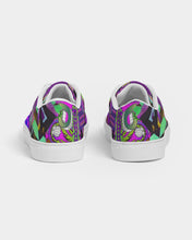 Load image into Gallery viewer, PURPLE-ATED FUNKARA Men's Faux-Leather Sneaker