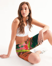 Load image into Gallery viewer, MONSTERA Women's Mid-Rise Bike Shorts