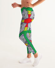Load image into Gallery viewer, FUNKARA POLYGON CLOTH 1 Women's Yoga Pants
