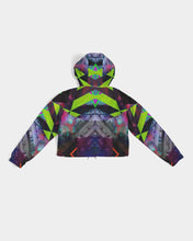 Load image into Gallery viewer, GALAXY GEO URBAN Women's Cropped Windbreaker