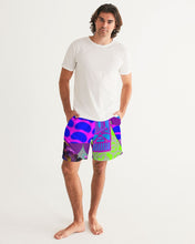 Load image into Gallery viewer, PURPLE-ATED FUNKARA Men's Swim Trunk