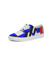 Load image into Gallery viewer, 80s Diamond half Women's Lace Up Canvas Shoe