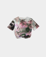 Load image into Gallery viewer, Chalkwater Crush Women's Twist-Front Cropped Tee