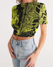 Load image into Gallery viewer, NOMELLOW MANJANO Women's Twist-Front Cropped Tee