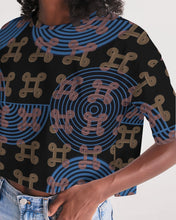 Load image into Gallery viewer, Continuous Peace Women's Lounge Cropped Tee