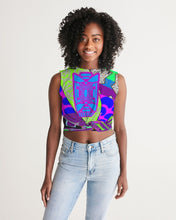 Load image into Gallery viewer, PURPLE-ATED FUNKARA Women's Twist-Front Tank