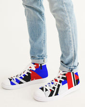 Load image into Gallery viewer, 80s Diamond half Men's Hightop Canvas Shoe