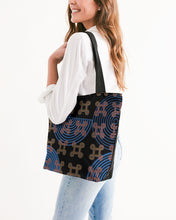 Load image into Gallery viewer, Continuous Peace Canvas Zip Tote