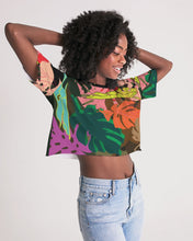 Load image into Gallery viewer, MONSTERA Women's Lounge Cropped Tee
