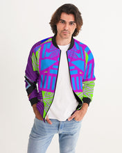 Load image into Gallery viewer, PURPLE-ATED FUNKARA Men's Bomber Jacket