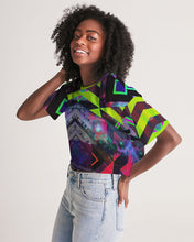 Load image into Gallery viewer, GALAXY GEO URBAN Women's Lounge Cropped Tee