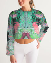 Load image into Gallery viewer, painters table 2 Women's Cropped Sweatshirt