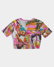 Load image into Gallery viewer, POUR PARTY Women's Twist-Front Cropped Tee