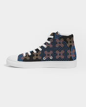 Load image into Gallery viewer, Continuous Peace Men's Hightop Canvas Shoe