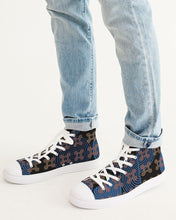 Load image into Gallery viewer, Continuous Peace Men's Hightop Canvas Shoe
