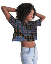 Load image into Gallery viewer, Continuous Peace Women's Lounge Cropped Tee