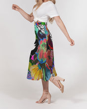 Load image into Gallery viewer, whole LOTTA flowers DOUBLE TAKE Women's A-Line Midi Skirt