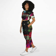 Load image into Gallery viewer, Static Electricity Womens Athletic Maxi Skirt + Crop Set