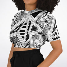 Load image into Gallery viewer, Womens CRAGLINES Athletic Short Sleeve Crop