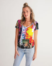 Load image into Gallery viewer, urbanAZTEC Women's V-Neck Tee