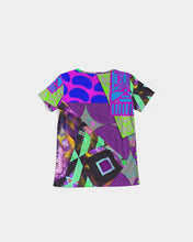 Load image into Gallery viewer, PURPLE-ATED FUNKARA Women's V-Neck Tee