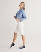 Load image into Gallery viewer, Continuous Peace Women's Hightop Canvas Shoe