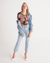 Load image into Gallery viewer, POUR PARTY Women's Twist-Front Cropped Tee