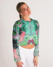 Load image into Gallery viewer, painters table 2 Women's Cropped Sweatshirt