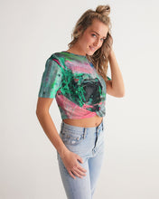 Load image into Gallery viewer, painters table 2 Women's Twist-Front Cropped Tee