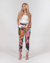 Load image into Gallery viewer, POUR PARTY Women's Belted Tapered Pants