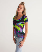 Load image into Gallery viewer, GALAXY GEO URBAN Women's V-Neck Tee