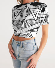 Load image into Gallery viewer, Craglines Shift Women's Twist-Front Cropped Tee