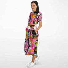 Load image into Gallery viewer, Womens POUR PARTY Athletic Maxi Skirt + Crop Set