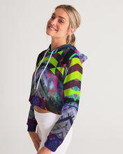 Load image into Gallery viewer, GALAXY GEO URBAN Women's Cropped Hoodie
