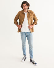 Load image into Gallery viewer, Continuous Peace Men's Hightop Canvas Shoe