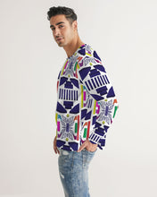 Load image into Gallery viewer, 3D Jeweled Flag Men's Long Sleeve Tee