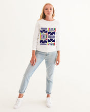 Load image into Gallery viewer, 3D Jeweled Flag Women's Graphic Sweatshirt