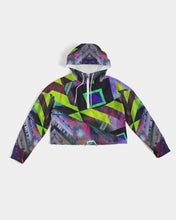 Load image into Gallery viewer, GALAXY GEO URBAN Women's Cropped Windbreaker