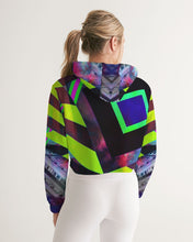 Load image into Gallery viewer, GALAXY GEO URBAN Women's Cropped Hoodie