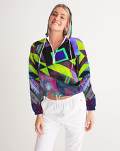 Load image into Gallery viewer, GALAXY GEO URBAN Women's Cropped Windbreaker