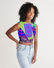 Load image into Gallery viewer, PURPLE-ATED FUNKARA Women's Twist-Front Tank