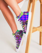 Load image into Gallery viewer, PURPLE-ATED FUNKARA Women's Hightop Canvas Shoe